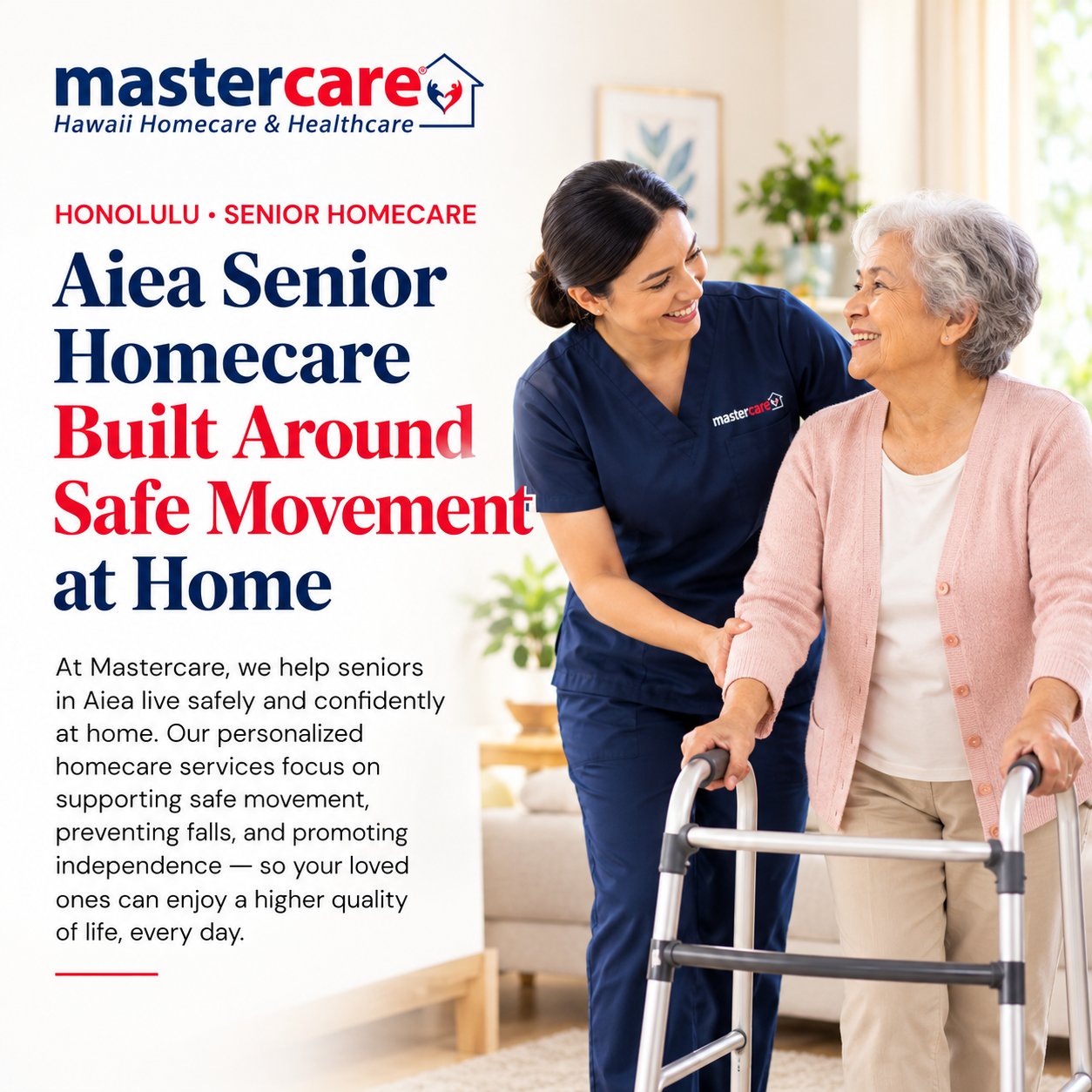Aiea Senior Homecare Built Around Safe Movement at Home